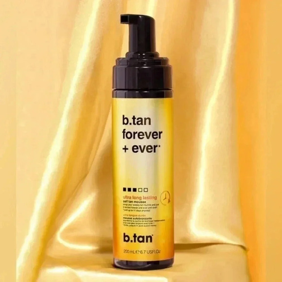 B.Tan Forever Ever Ultra Long Lasting Self Tan Mousse Vegan Cruelty Free‎ - Picture 1 of 4